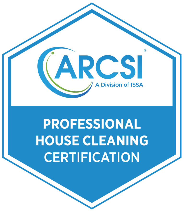 ARCSI Professional House Cleaning Certification, a division of ISSA